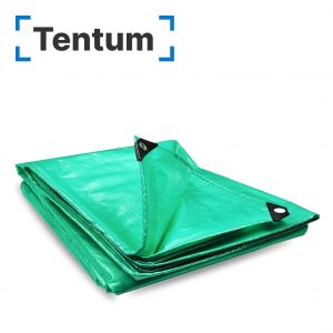 Тент тарпаулин 90 гр/м2, размер 4x8м с люверсами