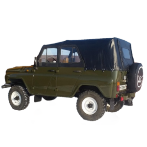 Тент на УАЗ 3151/469 двухсторонняя усиленная ткань 600 г/м2