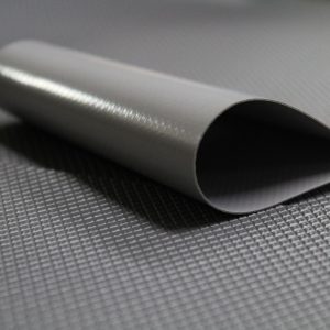 Тентовая ткань ПВХ Г1 односторонний лак Sealtex оптом 650 гр/м2, размер 2.5х65м серый (Ral 7042)