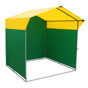 Торговая палатка Домик 3х3 м зеленая